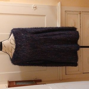 Chicos fuzzy multi colored sweater Chicos Sz 3 (L)